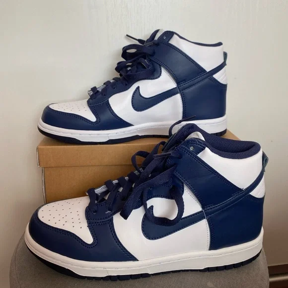 NIKE DUNK HIGH CHAMPIONSHIP NAVY - Picture 3 of 4